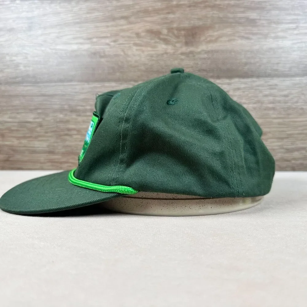 Sierra Nevada Pale Ale Hat Green Rope Snapback Beer Brewery Patch Cap Vintage